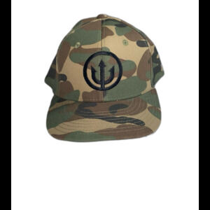 Decky Cap Hat Men's Snapback Adjustable Strap Camouflage Embroidered Logo